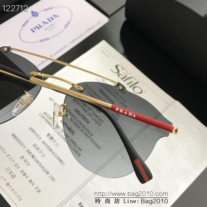 PRADA普拉達 高品質 PS55TS 太陽眼鏡 高檔潮流 時尚百搭 男士百搭瘦臉太陽鏡  lly1192